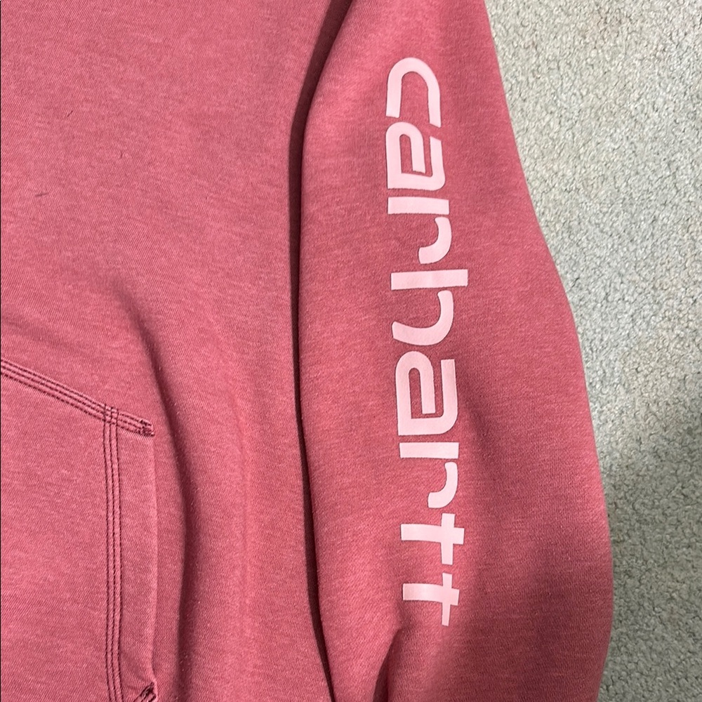 Carhartt Women’s Hoodie - Dusty Pink - Picture 4 of 4